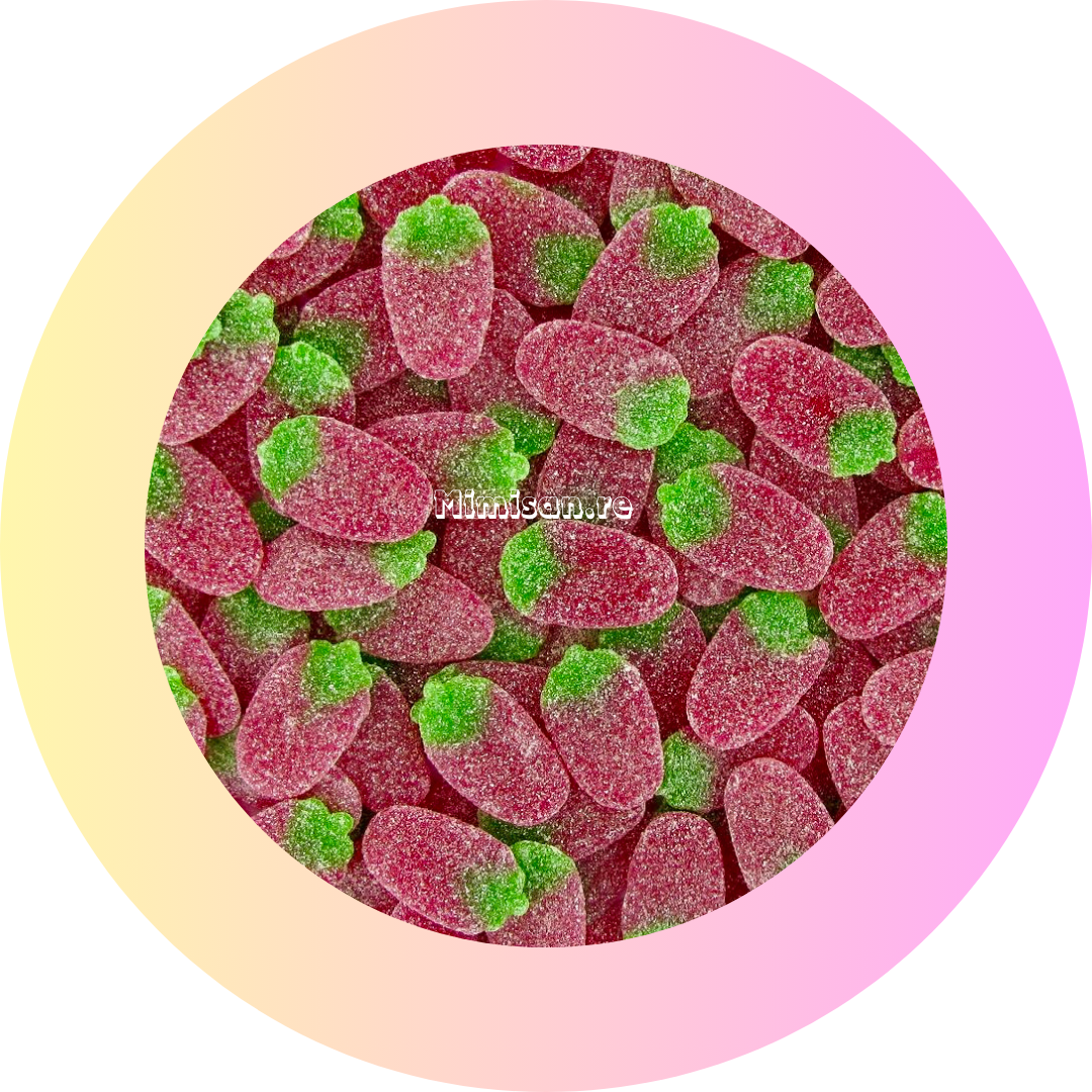 Fraise acidulée 100g - TROLLI