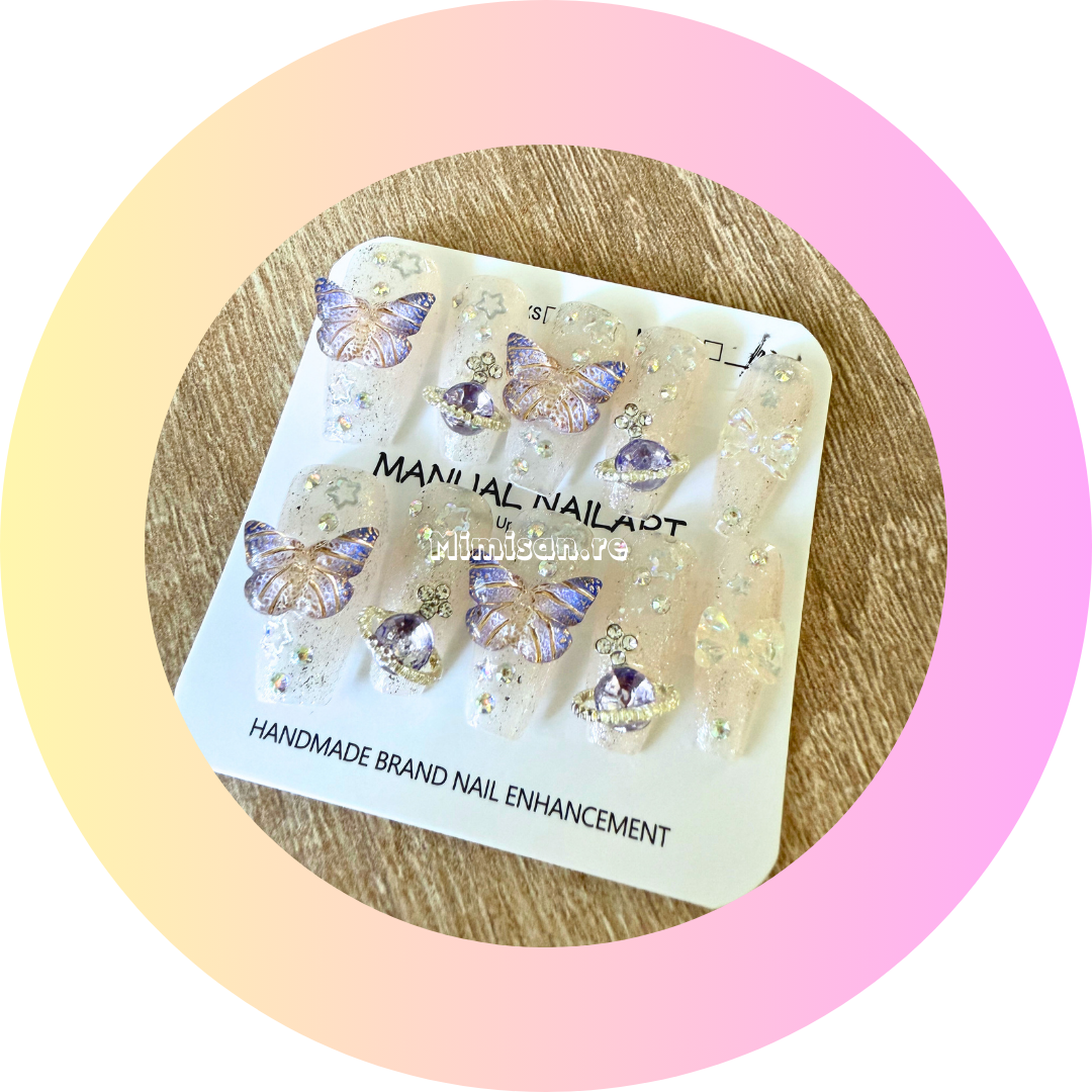 Press On Nails Papillons