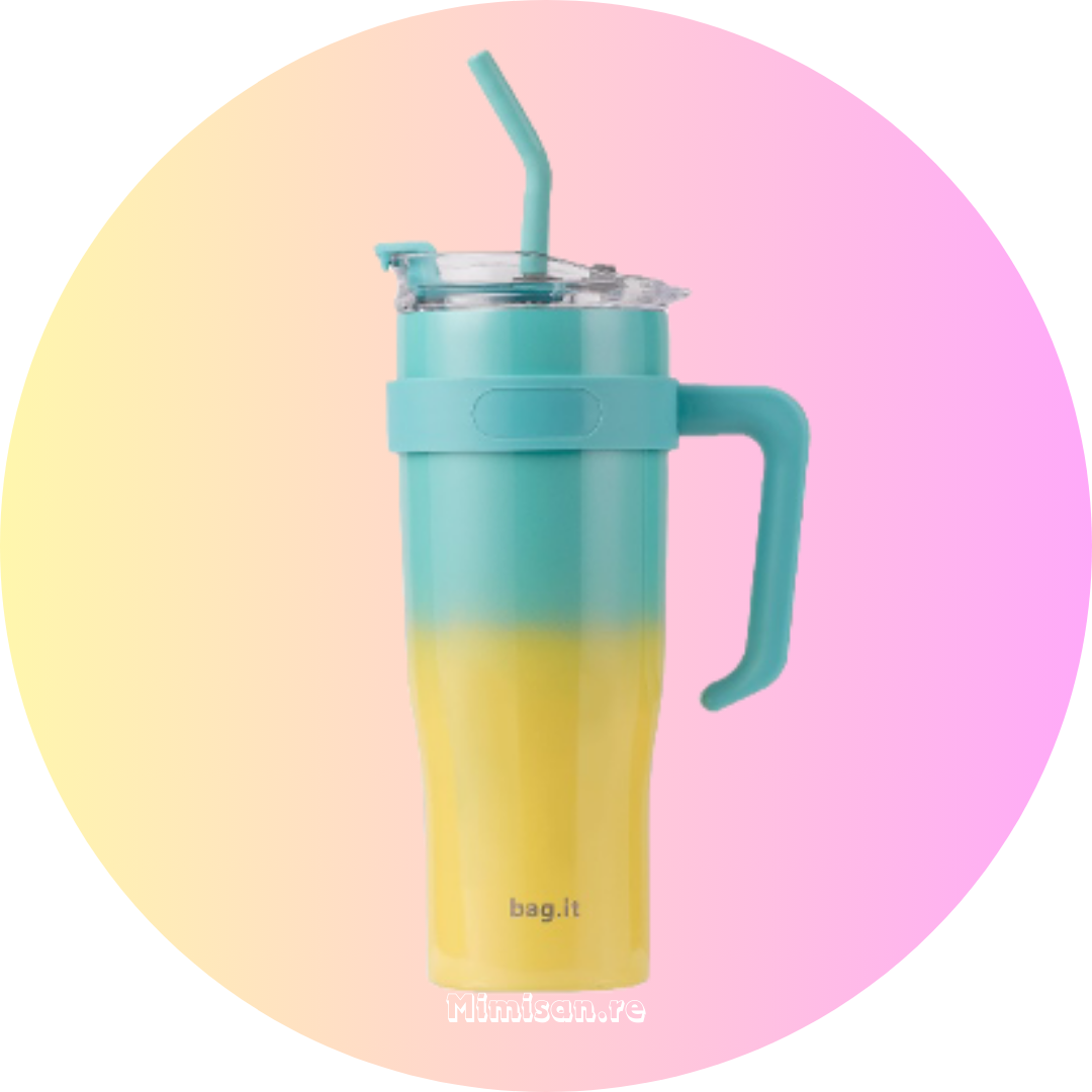 Mug Design Tie and Dye Bleu/Jaune