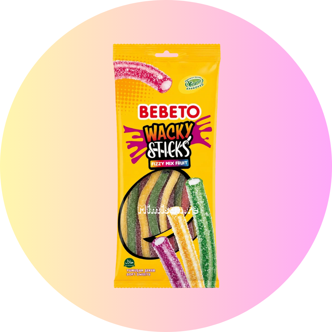 Bebeto Wacky Sticks Mix Fruit
