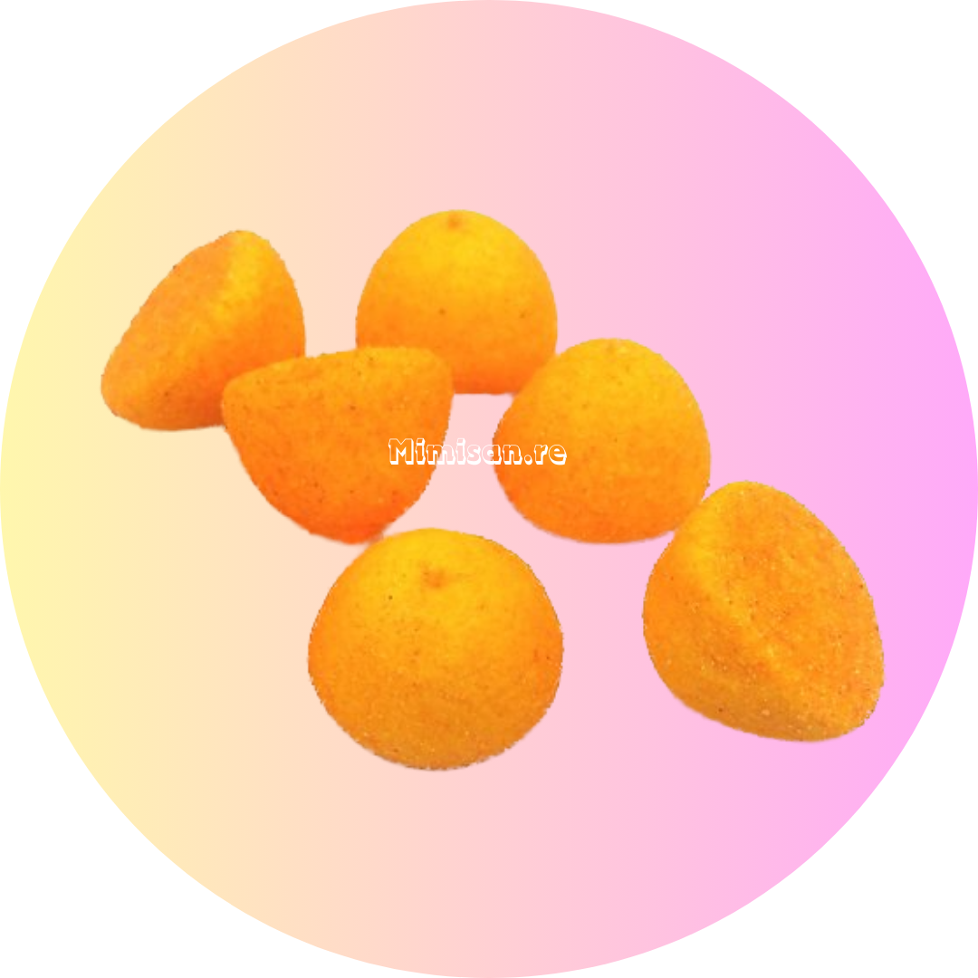 Balle de Golf Orange Peche ( lot de 9)