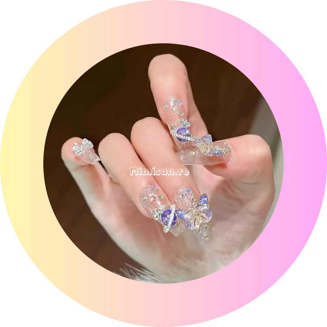 Press On Nails Papillons